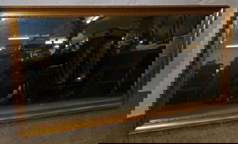large gilded frame mirror