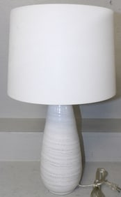 modern pottery lamp