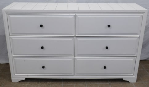 modern painted 6 drawer dresser