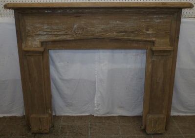 antique heart pine fire place mantel