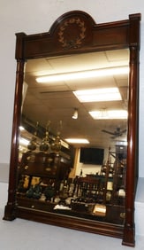 mahogany framed mirror