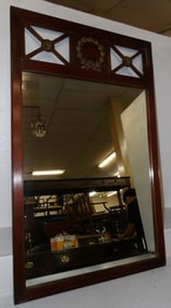 mahogany framed mirror