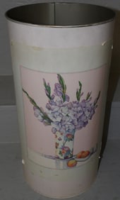 paint decorated umbrella stand