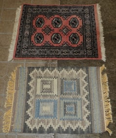 (2) 2' 1" x 3' Handmade Oriental Rugs