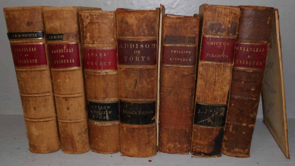 Lot of Antique Leather Books (1 of 11)