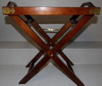 Cherry Oriental Tray Top Stand
