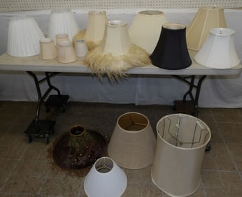 Lot of Lamp Shades