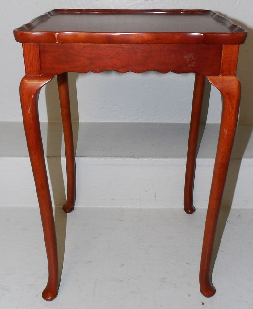 Cherry Queen Anne Style Stand by Bombay (1 of 3)