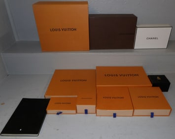 Lot of Decorative Boxes Marked Louis Vuitton