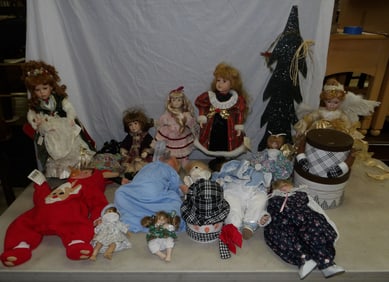 Lot of Dolls