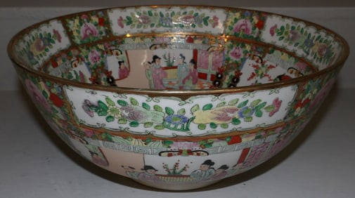 Oriental Porcelain Bowl Signed with Character Marks