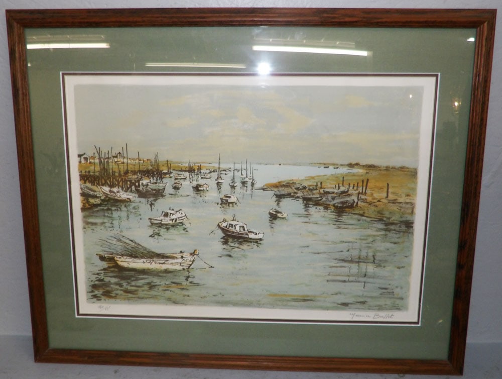 Framed Print Pencil Signed & Numbered by Buffet (1 of 4)