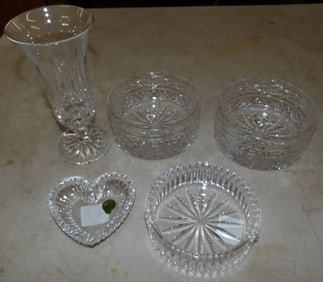 Lot of Five Waterford Crystal Items
