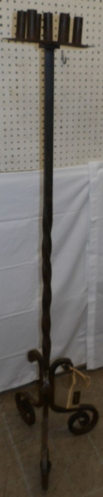 Forged Iron Seven Light Floor Candelabra (1 of 5)