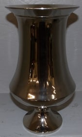 Polished Silverplated Vase
