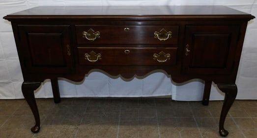 Cherry Queen Anne Style Sideboard by Statton