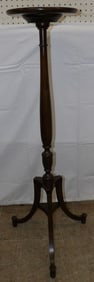 Mahogany Dish Top Plant Stand