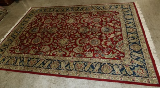 8' 2" x 11' 4" Hand Made Oriental Rug