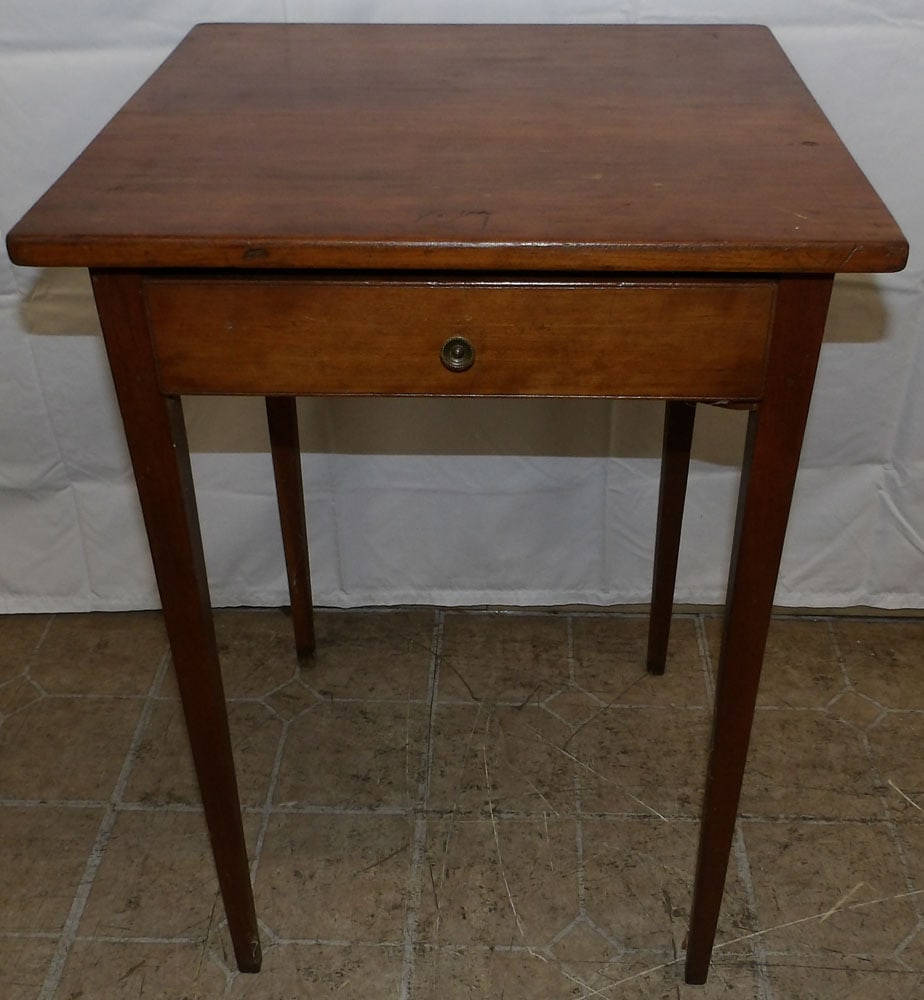 19th Cenutry Cherry One Drawer Stand (1 of 5)