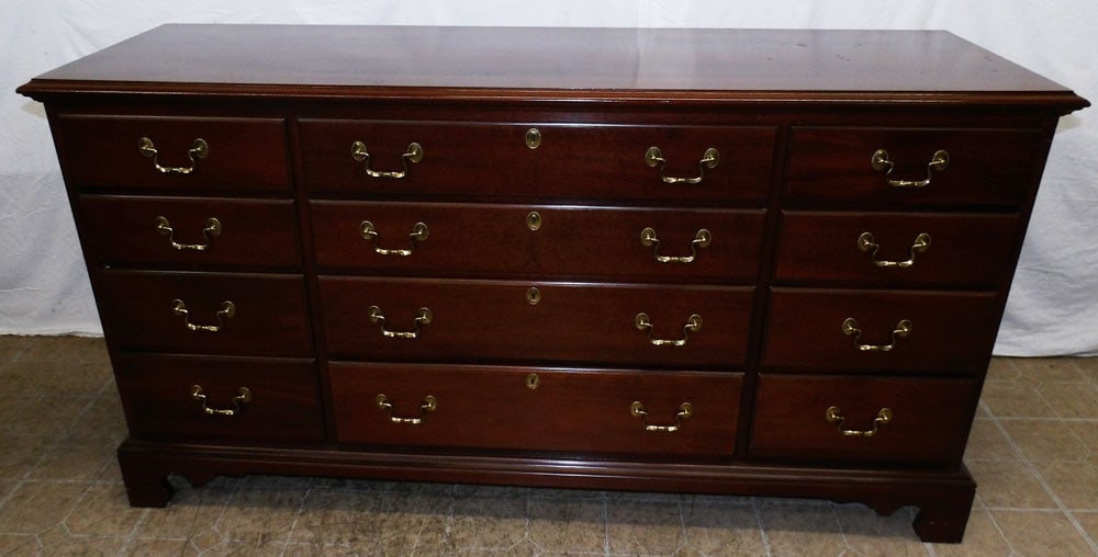 Mahogany Dresser by Link Taylor: Mahogany Dresser by Link Taylor. 34" H 64" W 19 1/2" D