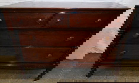 Cherry Two Over Two Drawer Chest by Virginia House