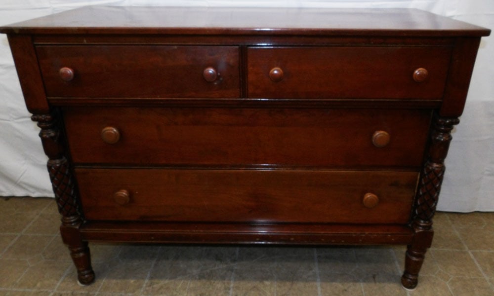 Cherry Two Over Two Drawer Chest by Virginia House: Cherry Two Over Two Drawer Chest by Virginia House . 34 1/2" H 48" W 21" D