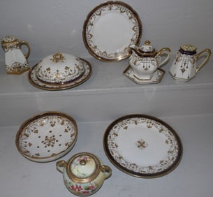 Lot of Hand Painted Nippon Porcelain