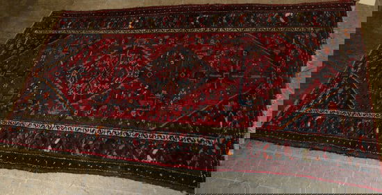 3' 7" x 6' 10" Hand Made Oriental Rug