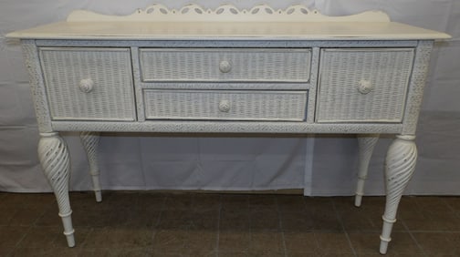 Painted Wicker Sideboard by Lexington