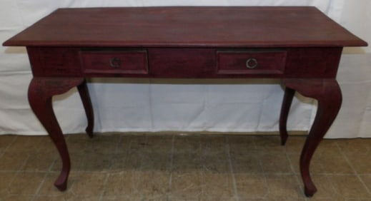 Painted Two Drawer Console