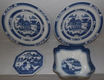Lot of Blue & White Oriental Porcelain, (Some Mottahedeh)