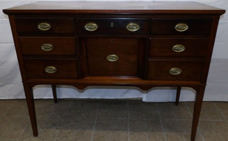 Walnut Bench Made Sideboard