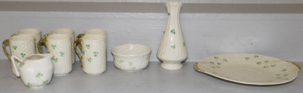 Lot Irish Belleek Items (1 of 15)