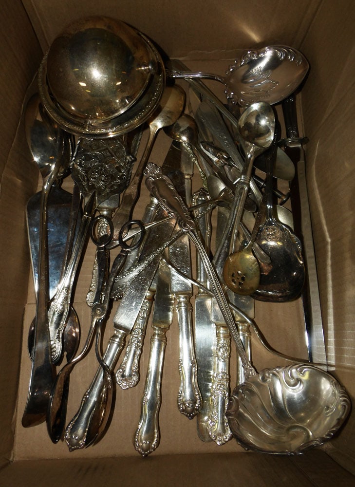 Lot Silver Plate Items (1 of 3)