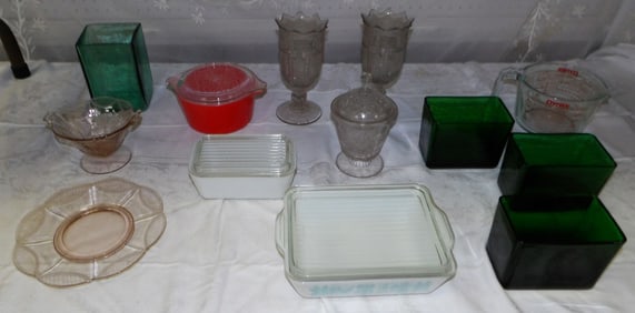 Lot Glass Items