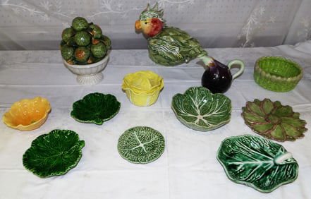 Lot Painted Porcelain Items