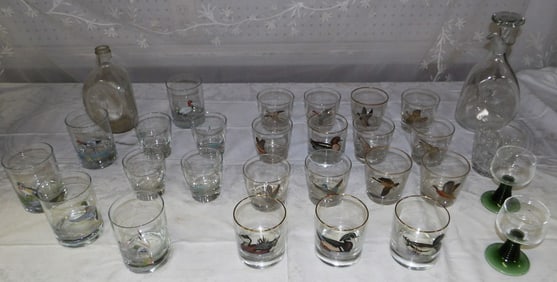 Lot Decanters & High Balls