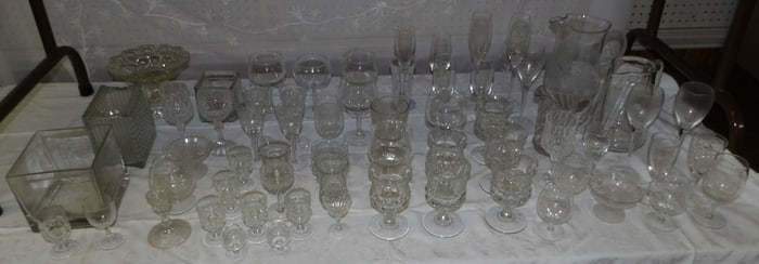 Lot Glass Items