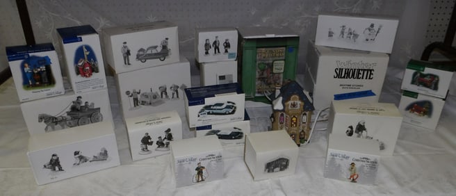 Lot Department 56 Christmas Village Items