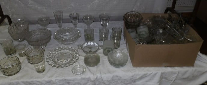 Lot Glass Items