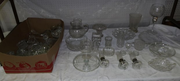 Lot Glass Items