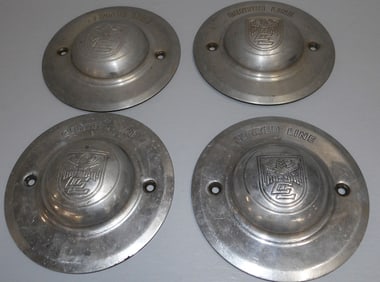 Set Four Center Line Aluminum Wheel Caps