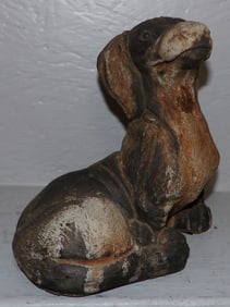 Cast Concrete Dachshund