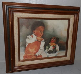 Framed Print On Canvas