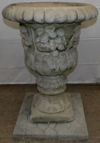 Cast Concrete Urn