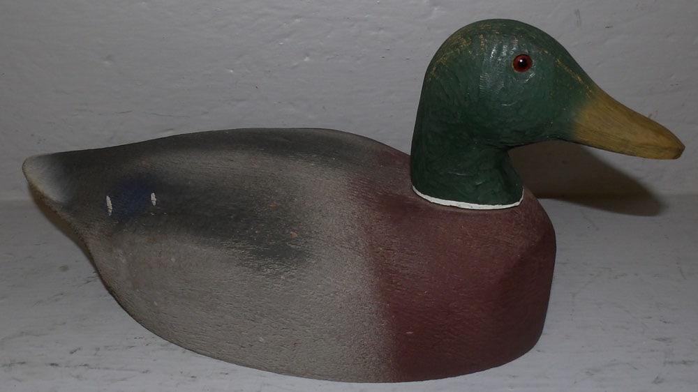 Painted Wood Duck Decoy (1 of 4)