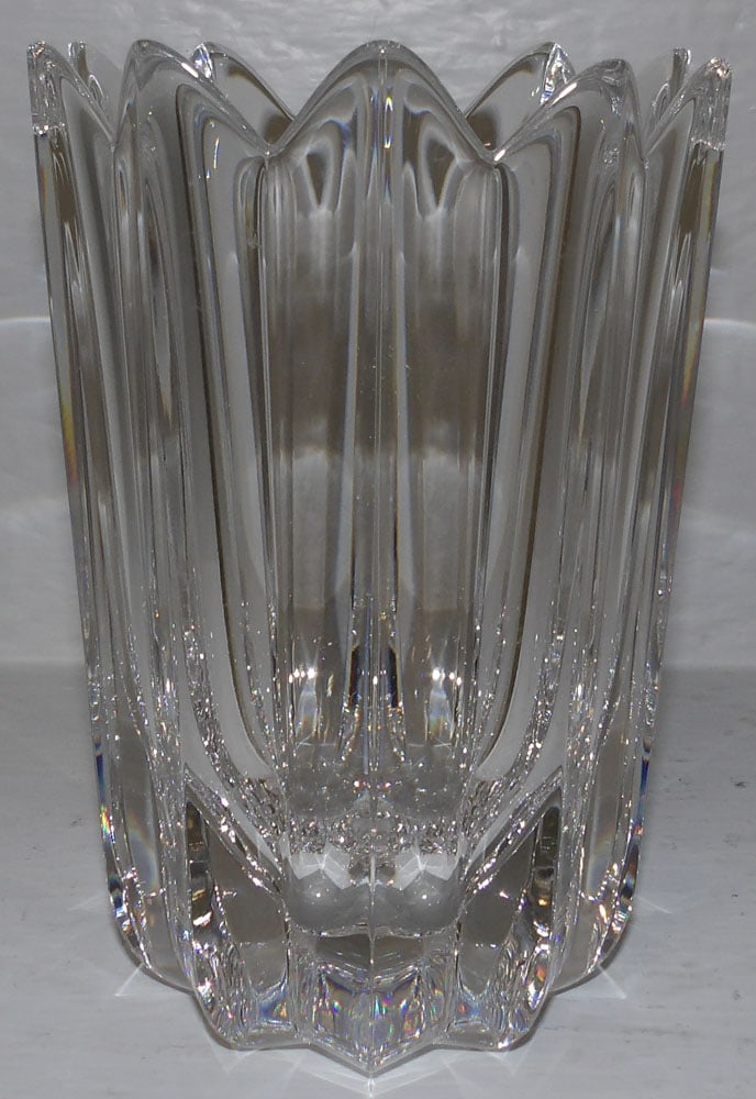Signed Orrefors Crystal Vase (1 of 3)
