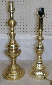 Two Brass Lamps