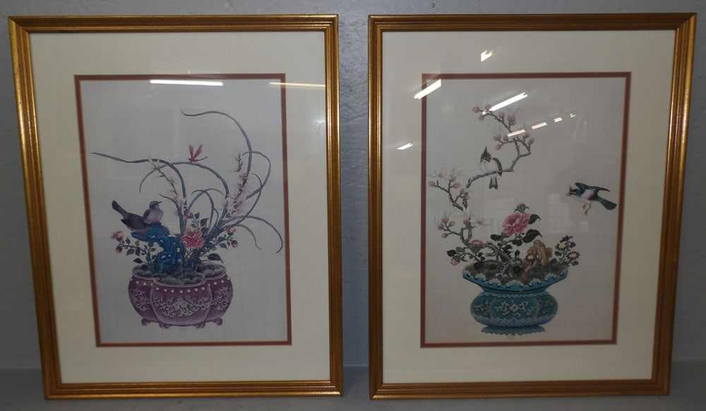 Two Oriental Framed Prints (1 of 4)