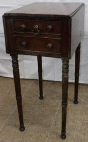 19th Century Mahogany Drop Front Stand